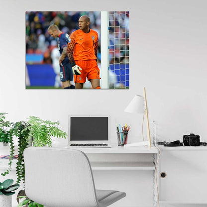 Tim Howard USA Goalkeeper Football Soccer Sport Wall Art Print Poster