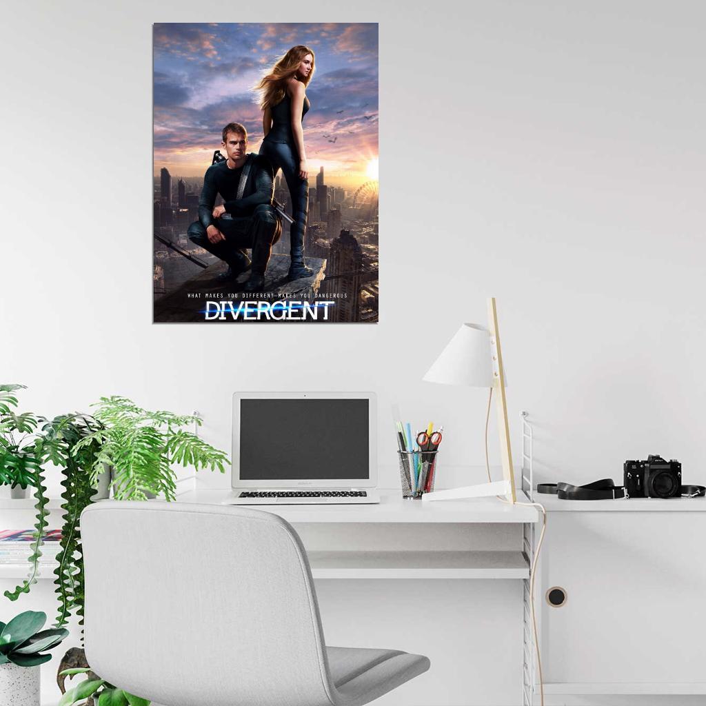 Divergent 2014 Awesome Movie Beautiful Wall Art Print Poster
