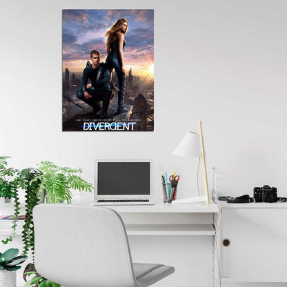 Divergent 2014 Awesome Movie Beautiful Wall Art Print Poster