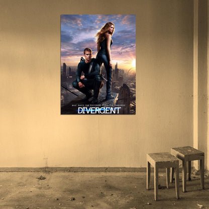 Divergent 2014 Awesome Movie Beautiful Wall Art Print Poster