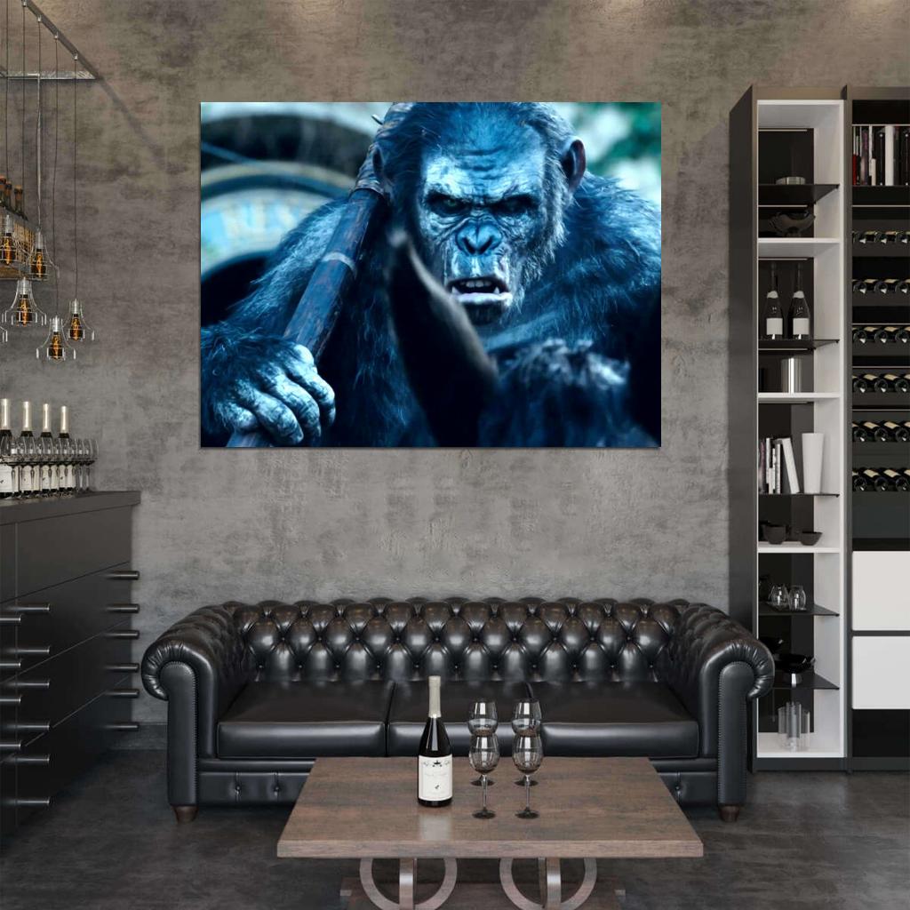 Dawn of The Planet of The Apes Koba 2014 Movie Wall Art Print Poster