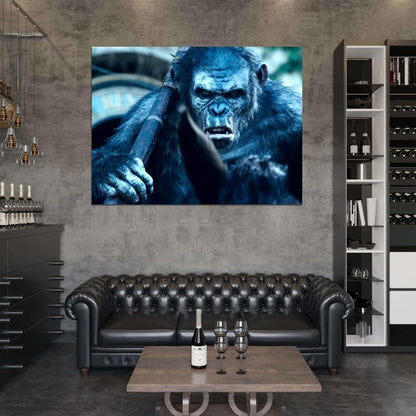 Dawn of The Planet of The Apes Koba 2014 Movie Wall Art Print Poster