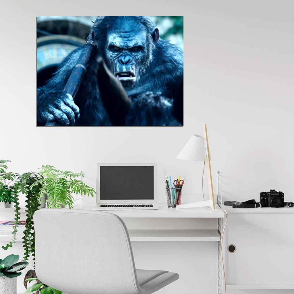 Dawn of The Planet of The Apes Koba 2014 Movie Wall Art Print Poster