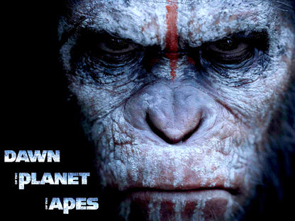 Dawn of The Planet of The Apes Caesar Andy Serkis Wall Art Print Poster