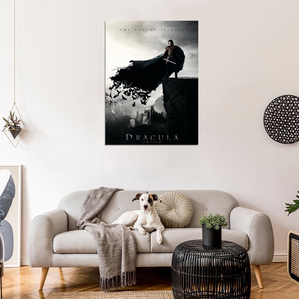 Dracula Untold Luke Evans Awesome 2014 Movie Wall Art Print Poster