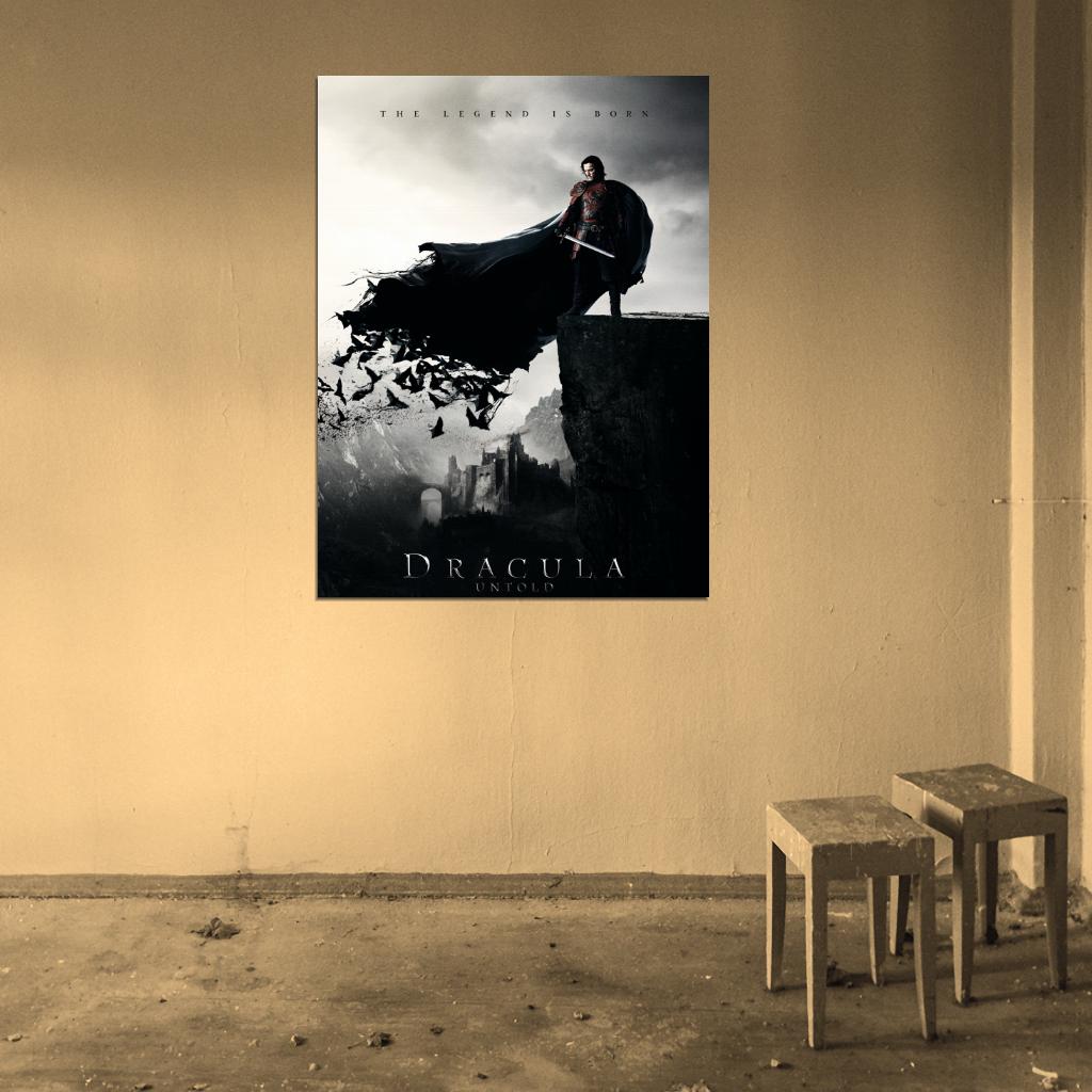 Dracula Untold Luke Evans Awesome 2014 Movie Wall Art Print Poster