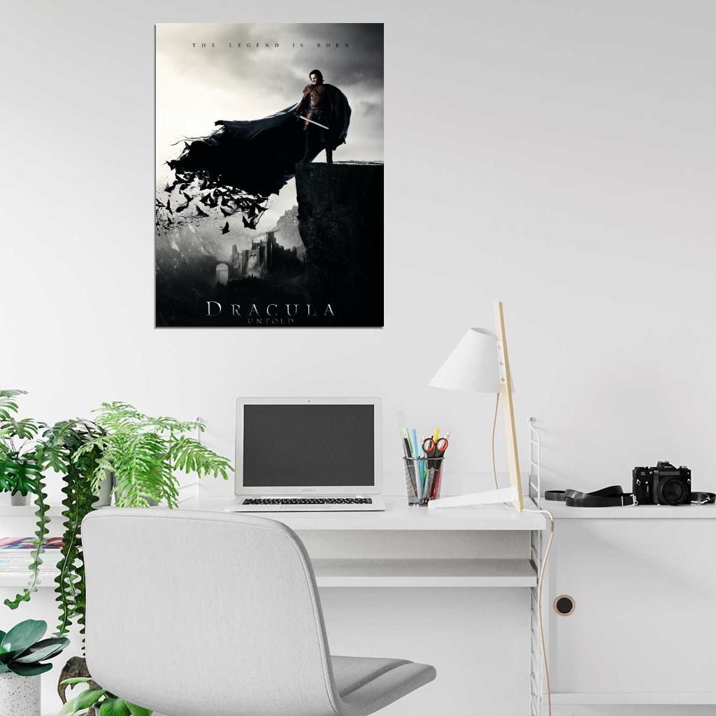 Dracula Untold Luke Evans Awesome 2014 Movie Wall Art Print Poster