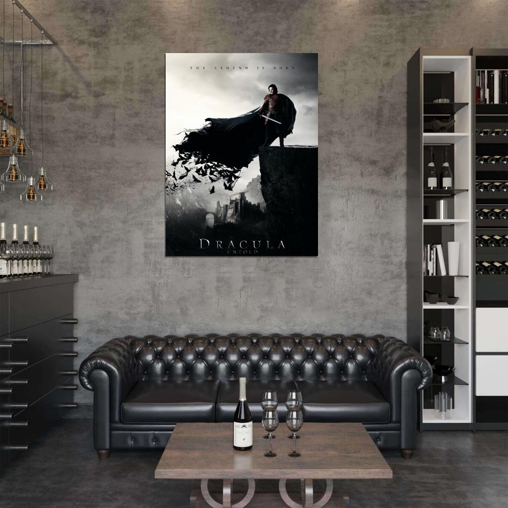Dracula Untold Luke Evans Awesome 2014 Movie Wall Art Print Poster
