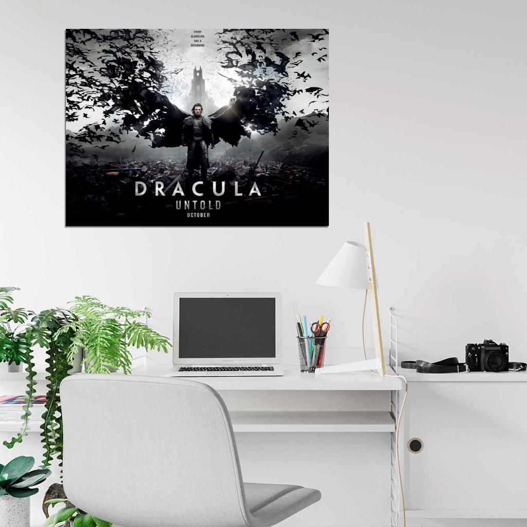 Dracula Untold Luke Evans Amazing 2014 Movie Wall Art Print Poster