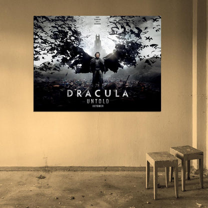 Dracula Untold Luke Evans Amazing 2014 Movie Wall Art Print Poster