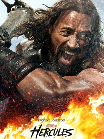 Hercules Awesome Dwayne Johnson 2014 Movie Wall Art Print Poster