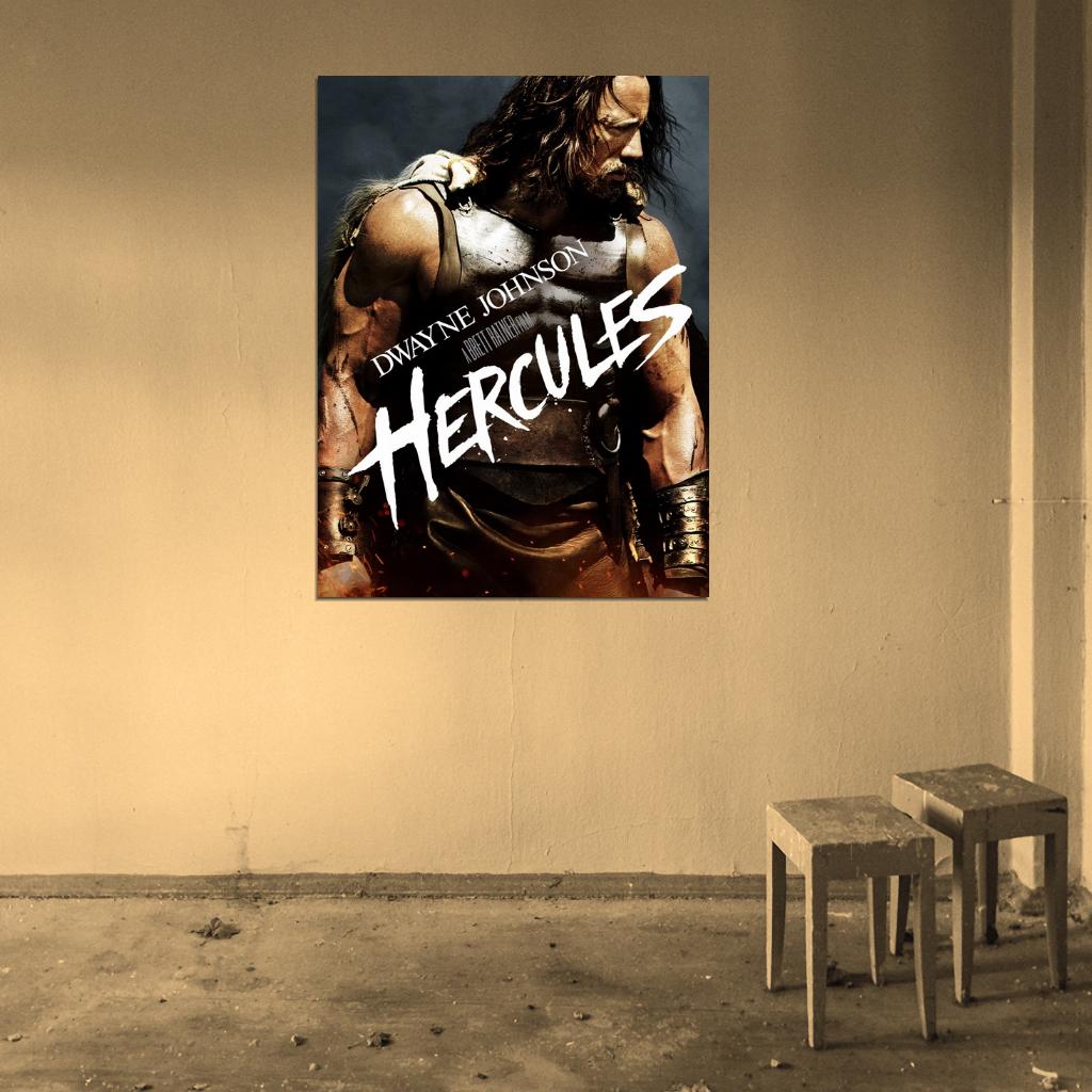 Hercules Dwayne Johnson Awesome 2014 Movie Wall Art Print Poster