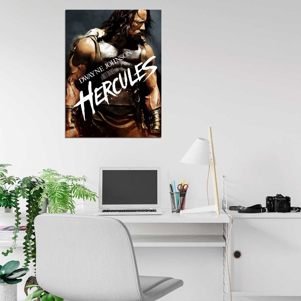 Hercules Dwayne Johnson Awesome 2014 Movie Wall Art Print Poster