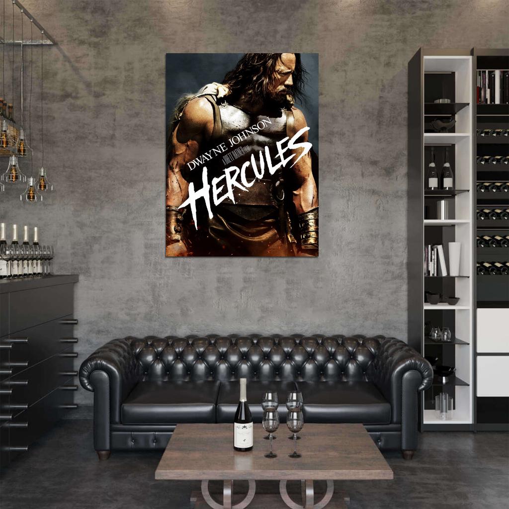 Hercules Dwayne Johnson Awesome 2014 Movie Wall Art Print Poster