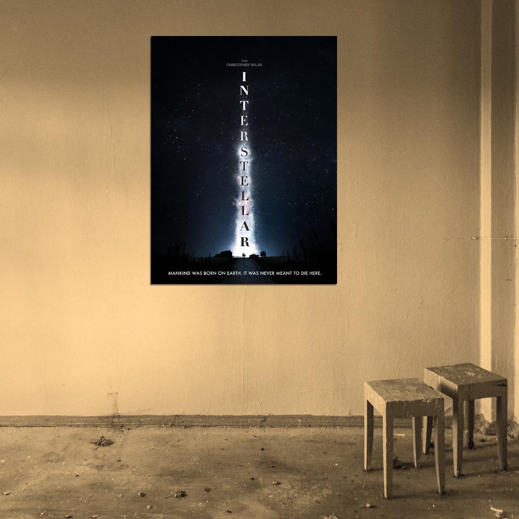 Interstellar Christopher Nolan Amazing 2014 Movie Wall Art Print Poster