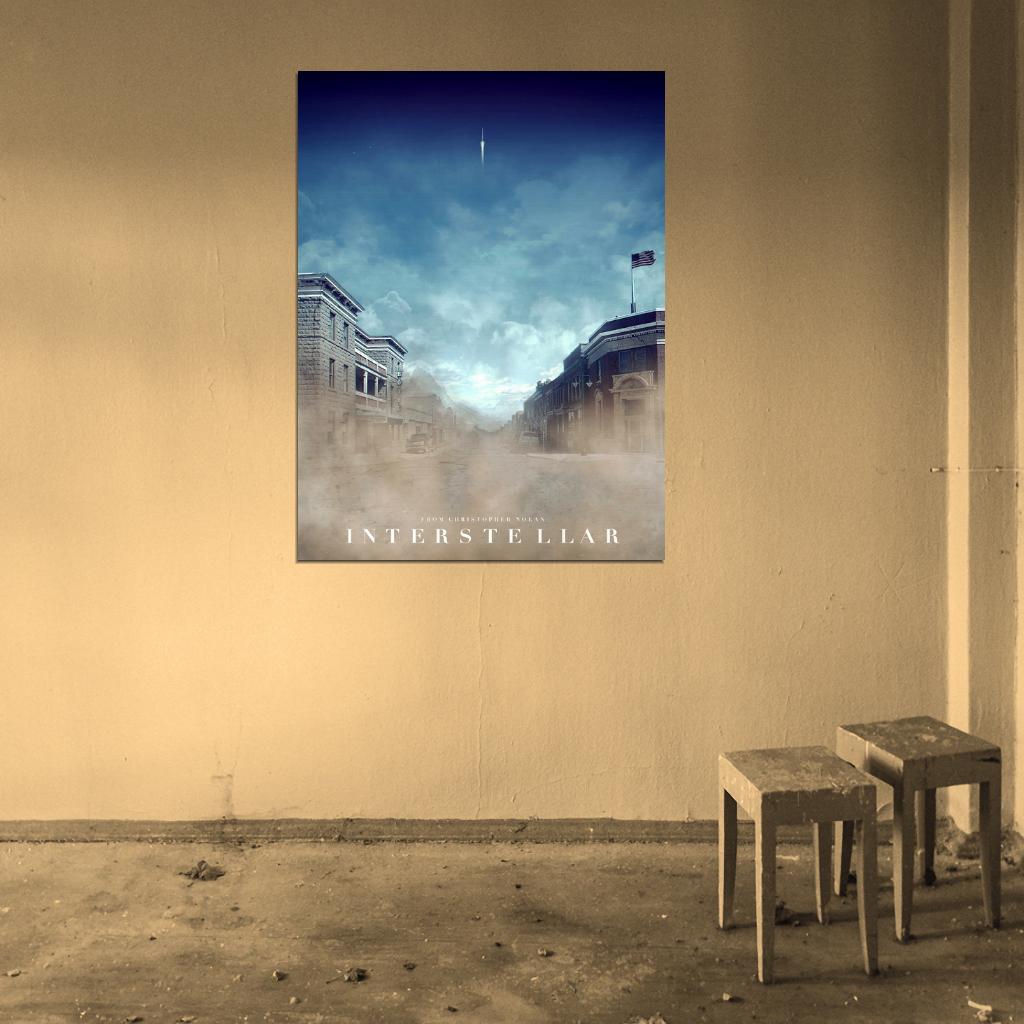 Interstellar Christopher Nolan 2014 Movie Wall Art Print Poster