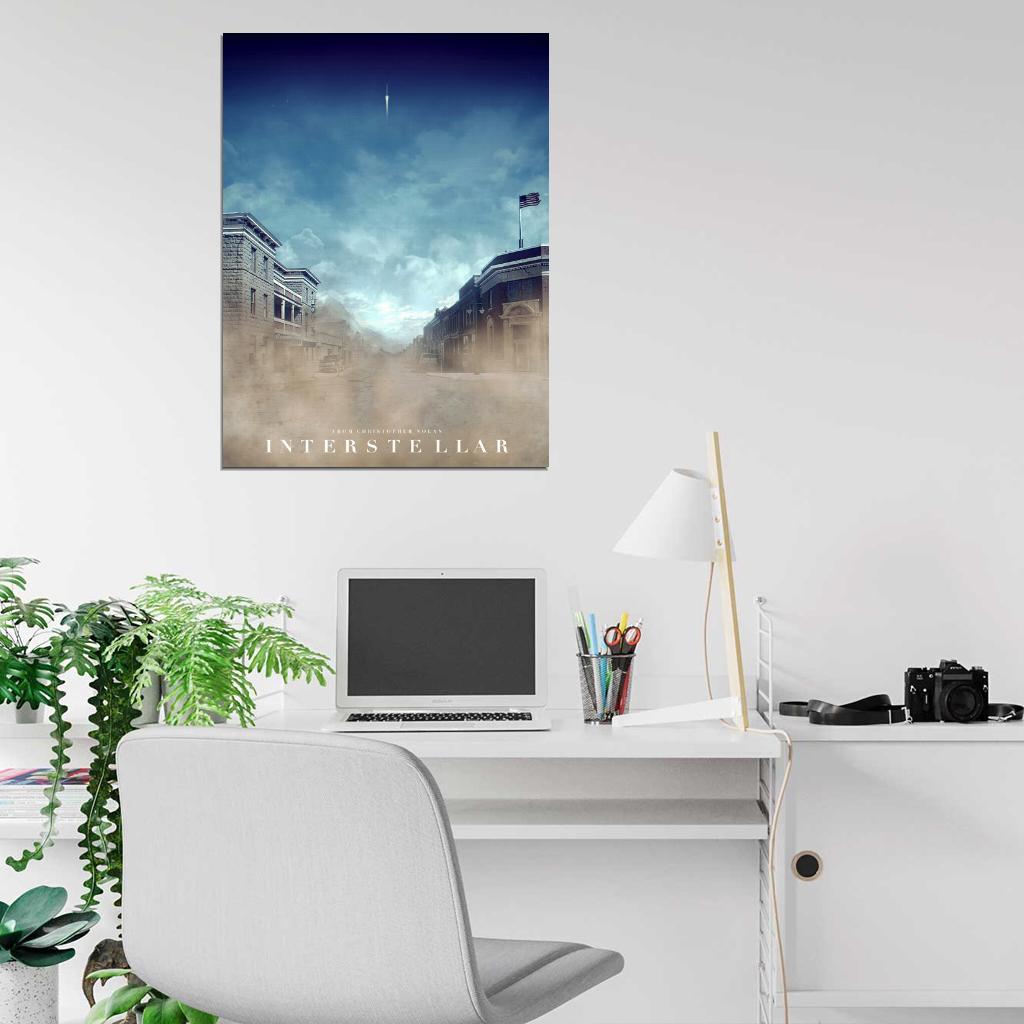 Interstellar Christopher Nolan 2014 Movie Wall Art Print Poster