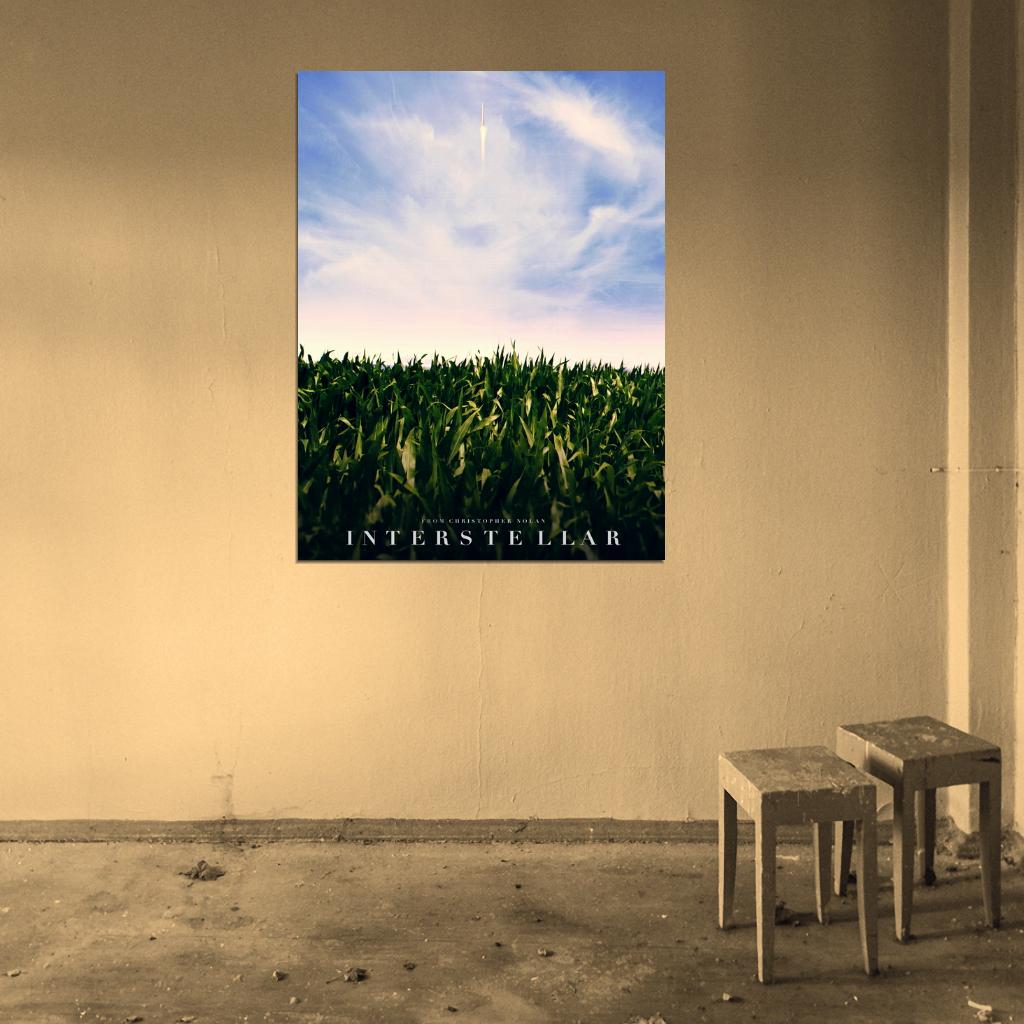 Interstellar Christopher Nolan Beautiful 2014 Movie Wall Art Print Poster