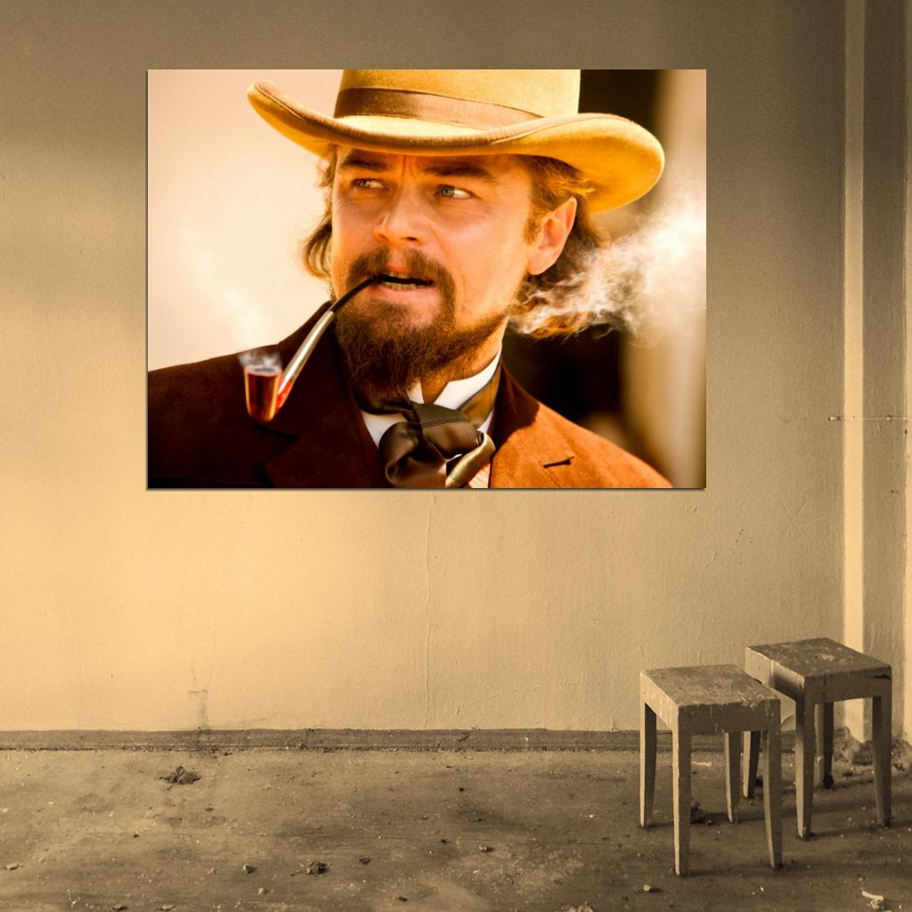 Django Unchained Leonardo DiCaprio Awesome Movie Wall Art Print Poster