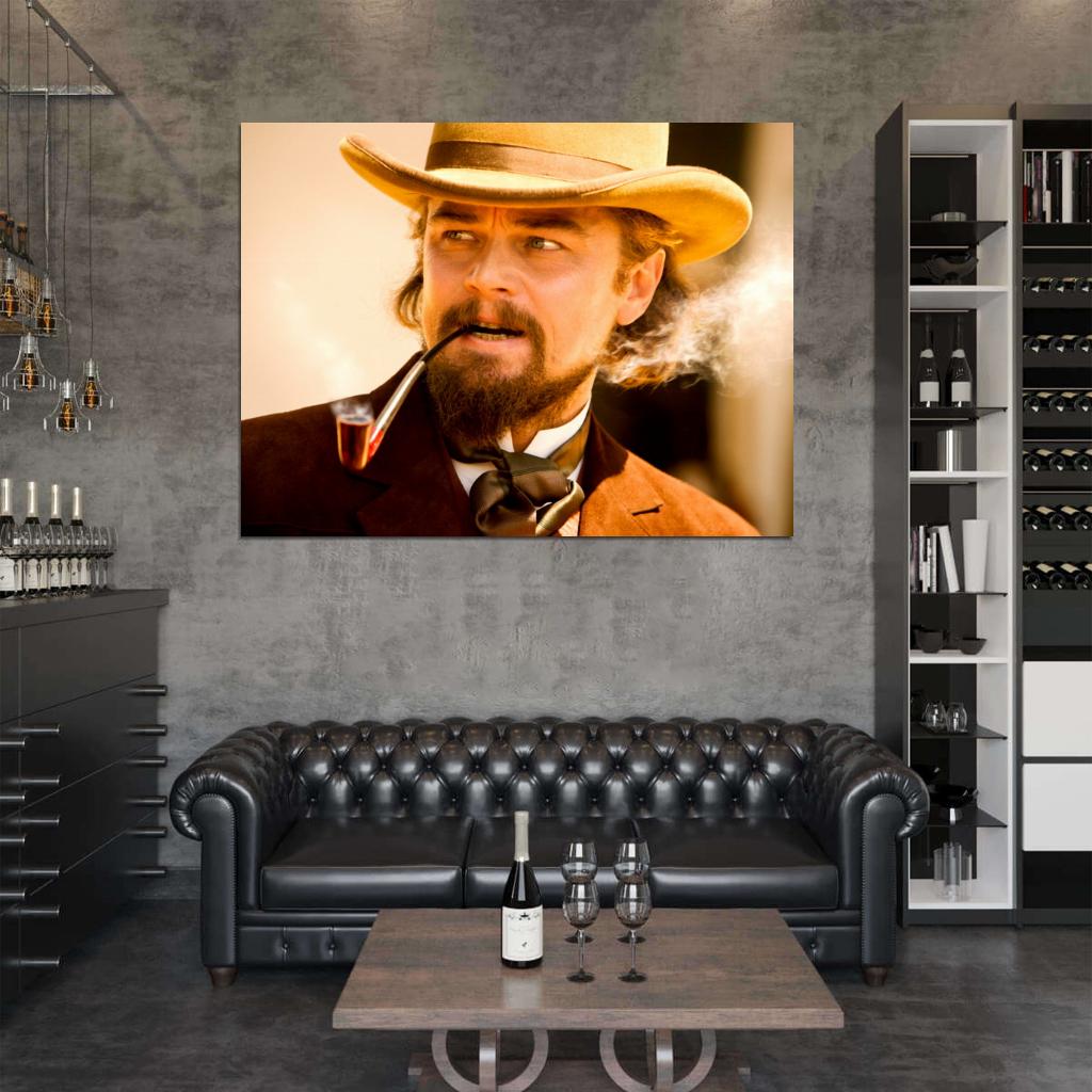 Django Unchained Leonardo DiCaprio Awesome Movie Wall Art Print Poster