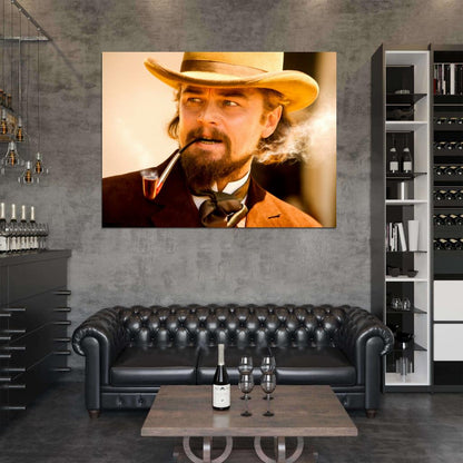 Django Unchained Leonardo DiCaprio Awesome Movie Wall Art Print Poster