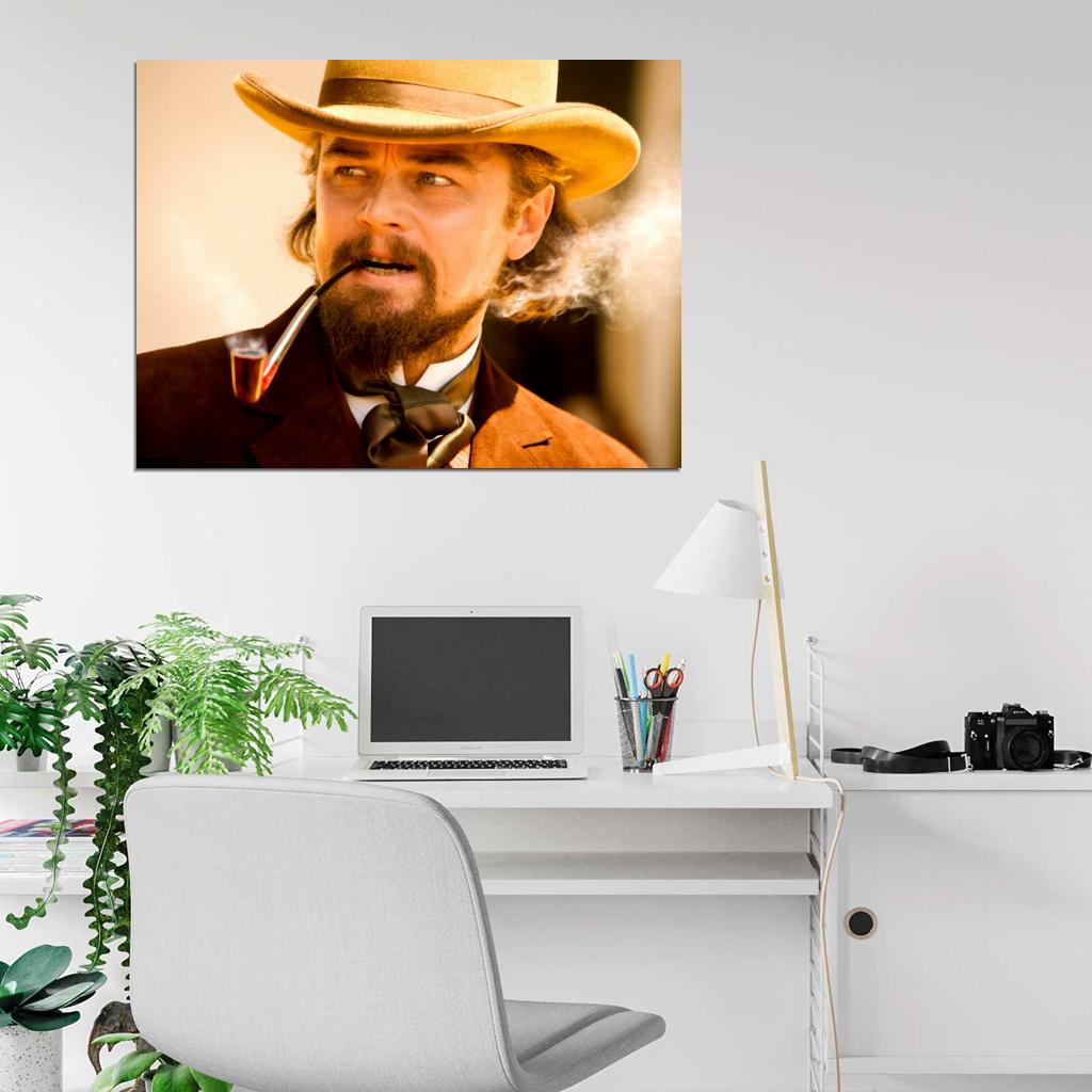 Django Unchained Leonardo DiCaprio Awesome Movie Wall Art Print Poster