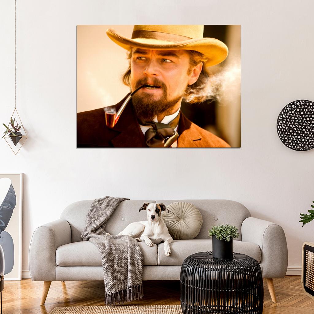 Django Unchained Leonardo DiCaprio Awesome Movie Wall Art Print Poster
