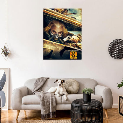 Mad Max Fury Road Immortan Joe Raider Gun 2015 Movie Wall Art Print Poster
