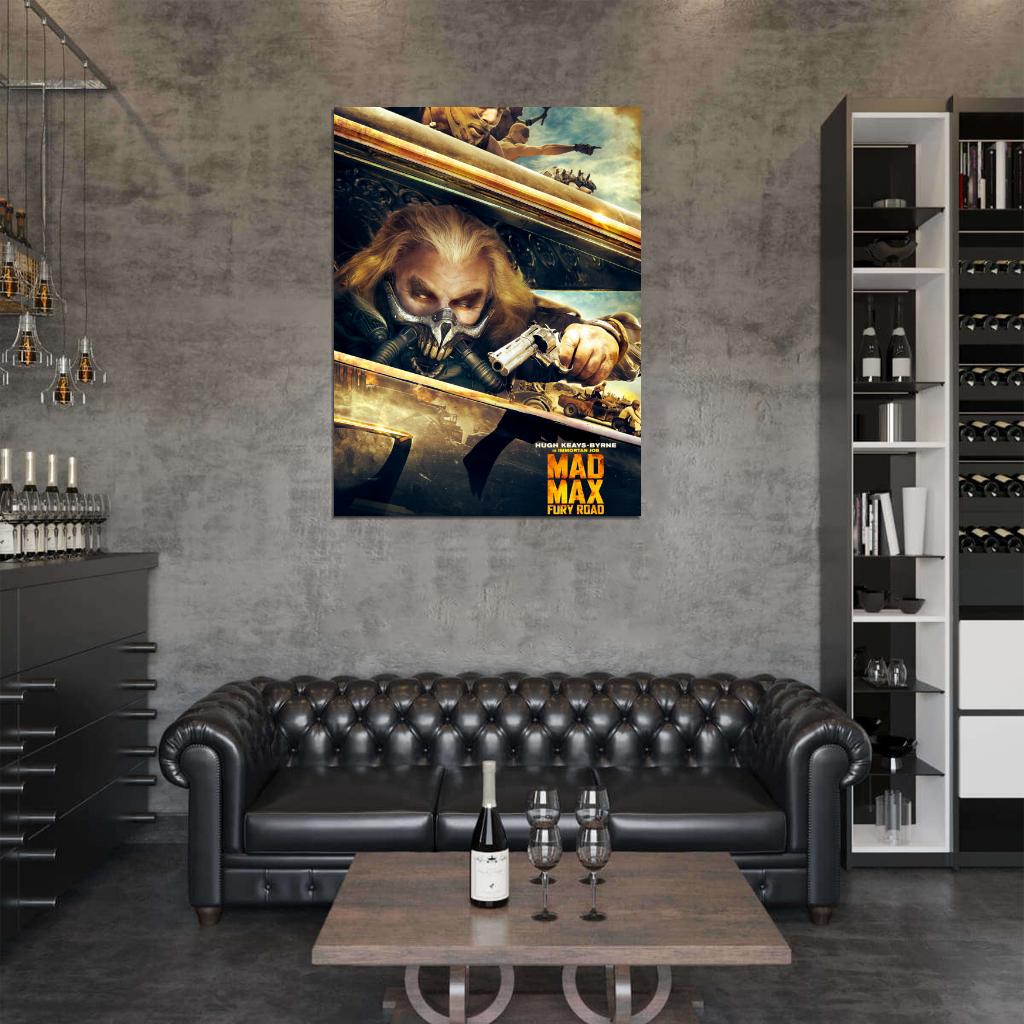 Mad Max Fury Road Immortan Joe Raider Gun 2015 Movie Wall Art Print Poster