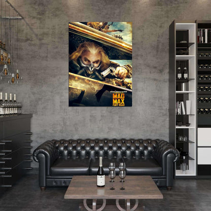 Mad Max Fury Road Immortan Joe Raider Gun 2015 Movie Wall Art Print Poster
