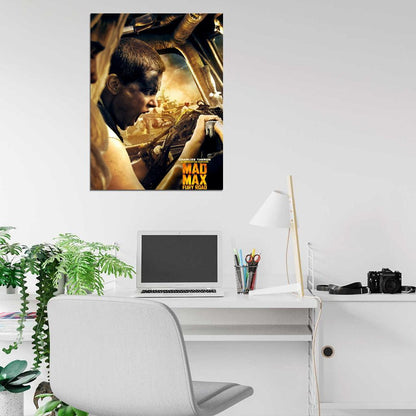 Mad Max Fury Road Imperator Furiosa Charlize Theron Wall Art Print Poster