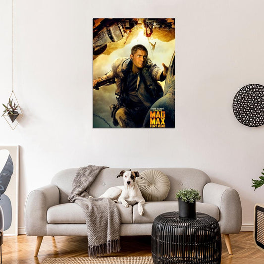 Mad Max Fury Road Tom Hardy 2015 Movie Wall Art Print Poster