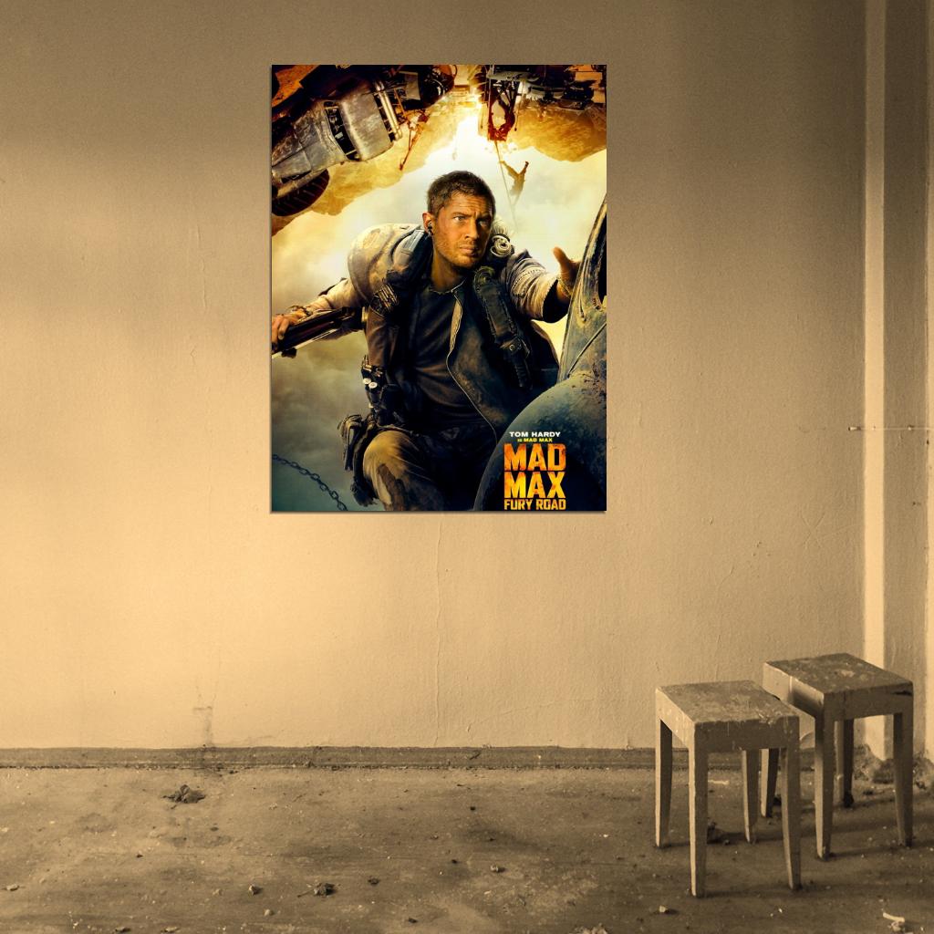 Mad Max Fury Road Tom Hardy 2015 Movie Wall Art Print Poster