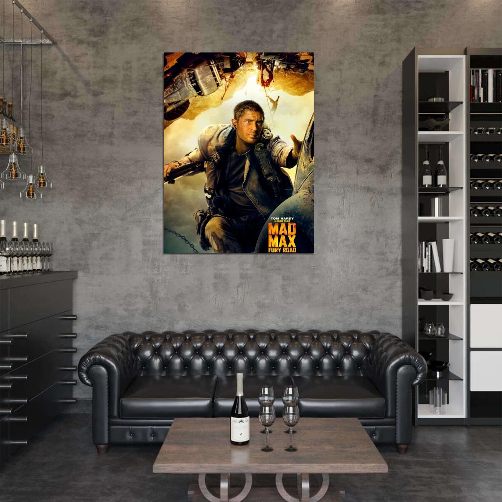 Mad Max Fury Road Tom Hardy 2015 Movie Wall Art Print Poster