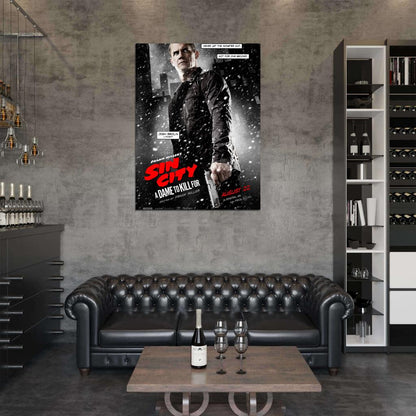 Sin City A Dame to Kill For Dwight Josh Brolin Movie Wall Art Print Poster