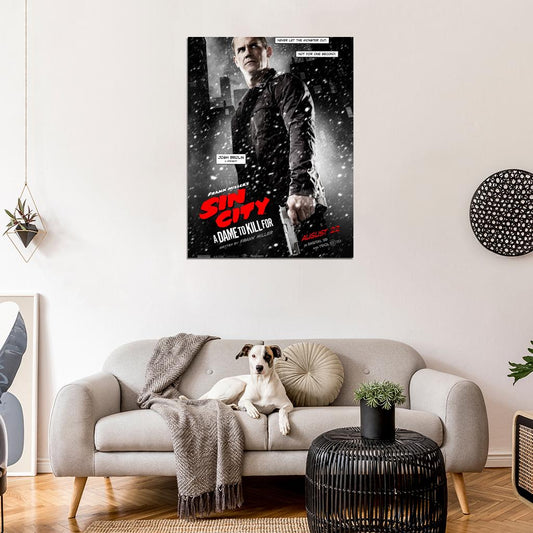 Sin City A Dame to Kill For Dwight Josh Brolin Movie Wall Art Print Poster