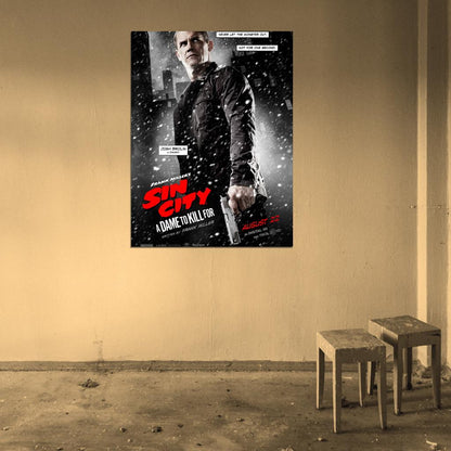 Sin City A Dame to Kill For Dwight Josh Brolin Movie Wall Art Print Poster
