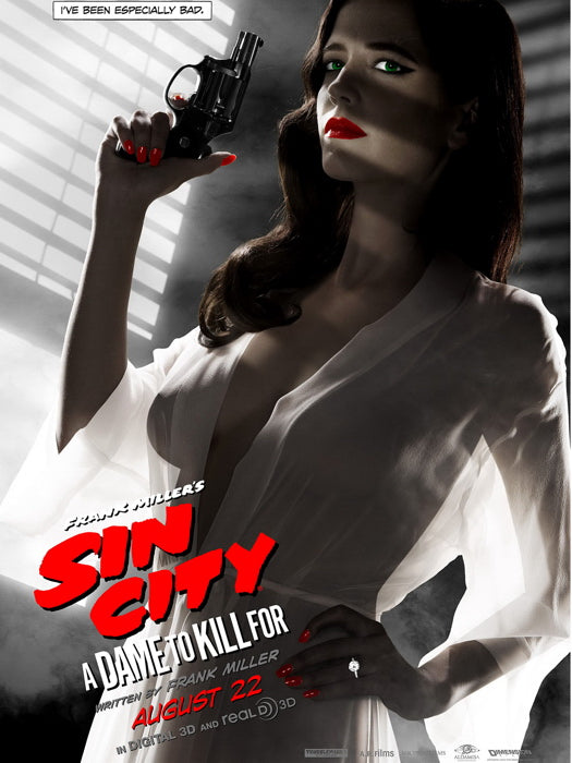 Sin City A Dame to Kill For Ava Eva Green 2014 Movie Wall Art Print Poster