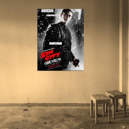 Sin City A Dame to Kill For Joseph Gordon-Levitt Wall Art Print Poster