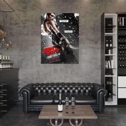 Sin City A Dame to Kill For Gail Rosario Dawson Movie Wall Art Print Poster