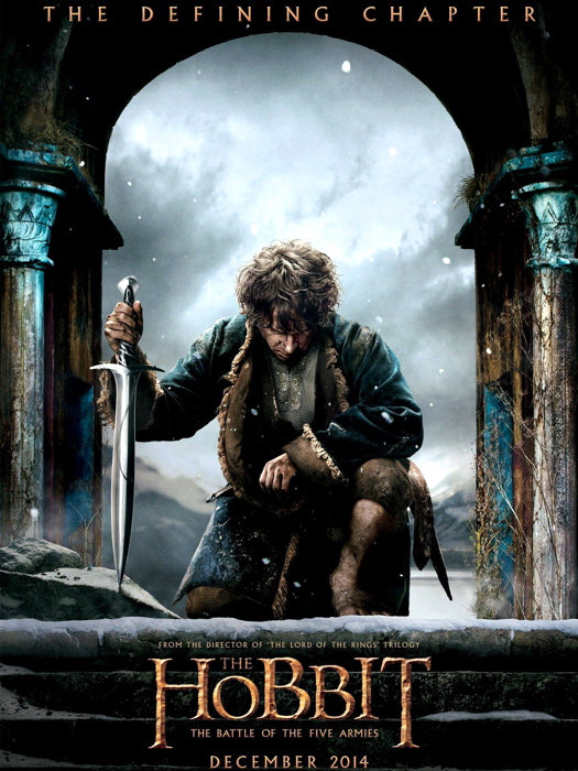 The Hobbit The Battle of the Five Armies Bilbo Movie Wall Art Print Poster