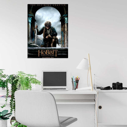 The Hobbit The Battle of the Five Armies Bilbo Movie Wall Art Print Poster