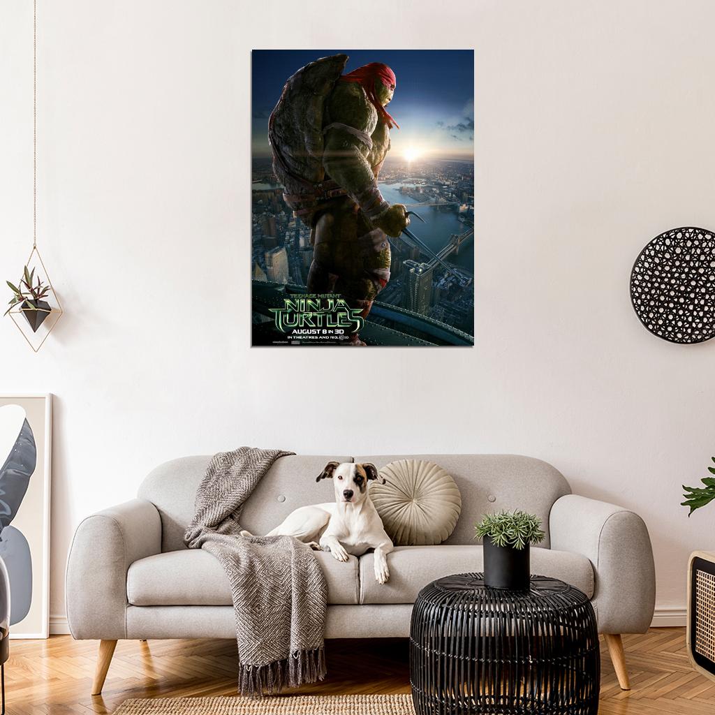 Teenage Mutant Ninja Turtles Raphael Movie 2014 Wall Art Print Poster