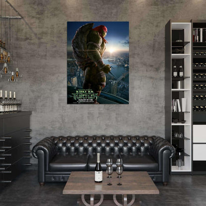 Teenage Mutant Ninja Turtles Raphael Movie 2014 Wall Art Print Poster