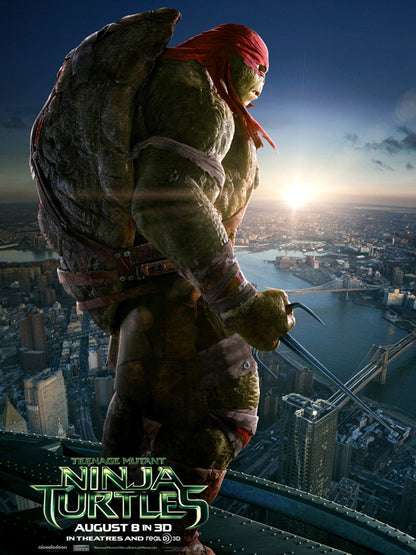 Teenage Mutant Ninja Turtles Raphael Movie 2014 Wall Art Print Poster