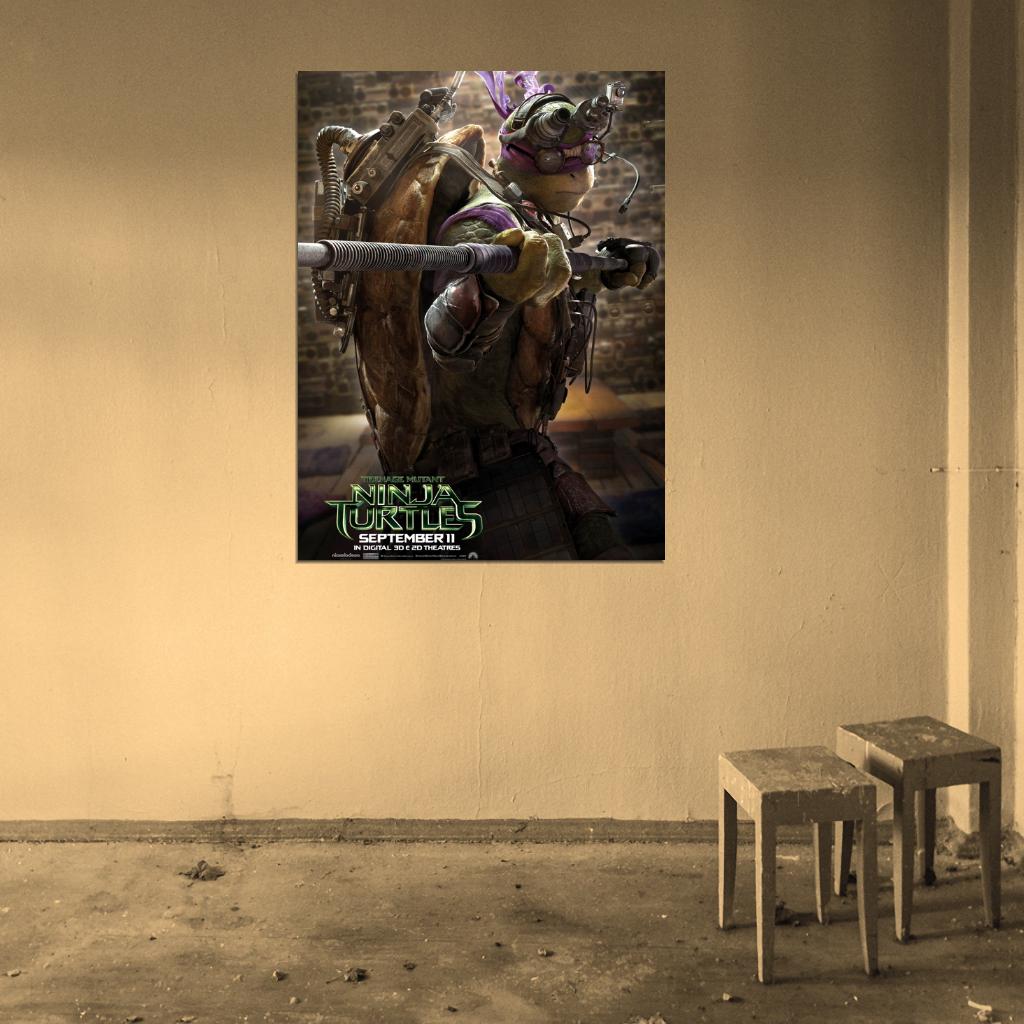 Teenage Mutant Ninja Turtles Donatello Movie 2014 Wall Art Print Poster