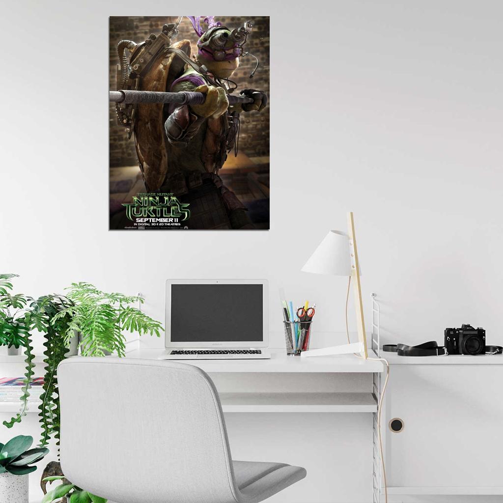 Teenage Mutant Ninja Turtles Donatello Movie 2014 Wall Art Print Poster