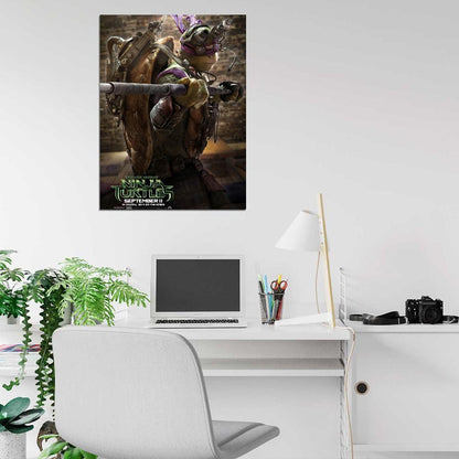 Teenage Mutant Ninja Turtles Donatello Movie 2014 Wall Art Print Poster