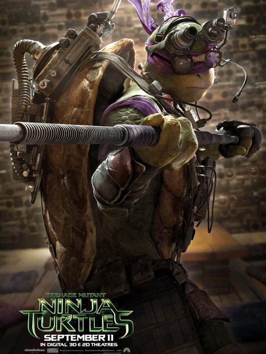 Teenage Mutant Ninja Turtles Donatello Movie 2014 Wall Art Print Poster