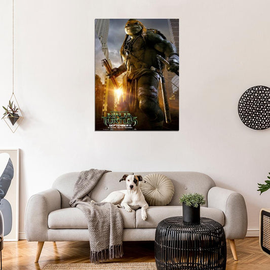 Teenage Mutant Ninja Turtles Michelangelo Movie 2014 Wall Art Print Poster